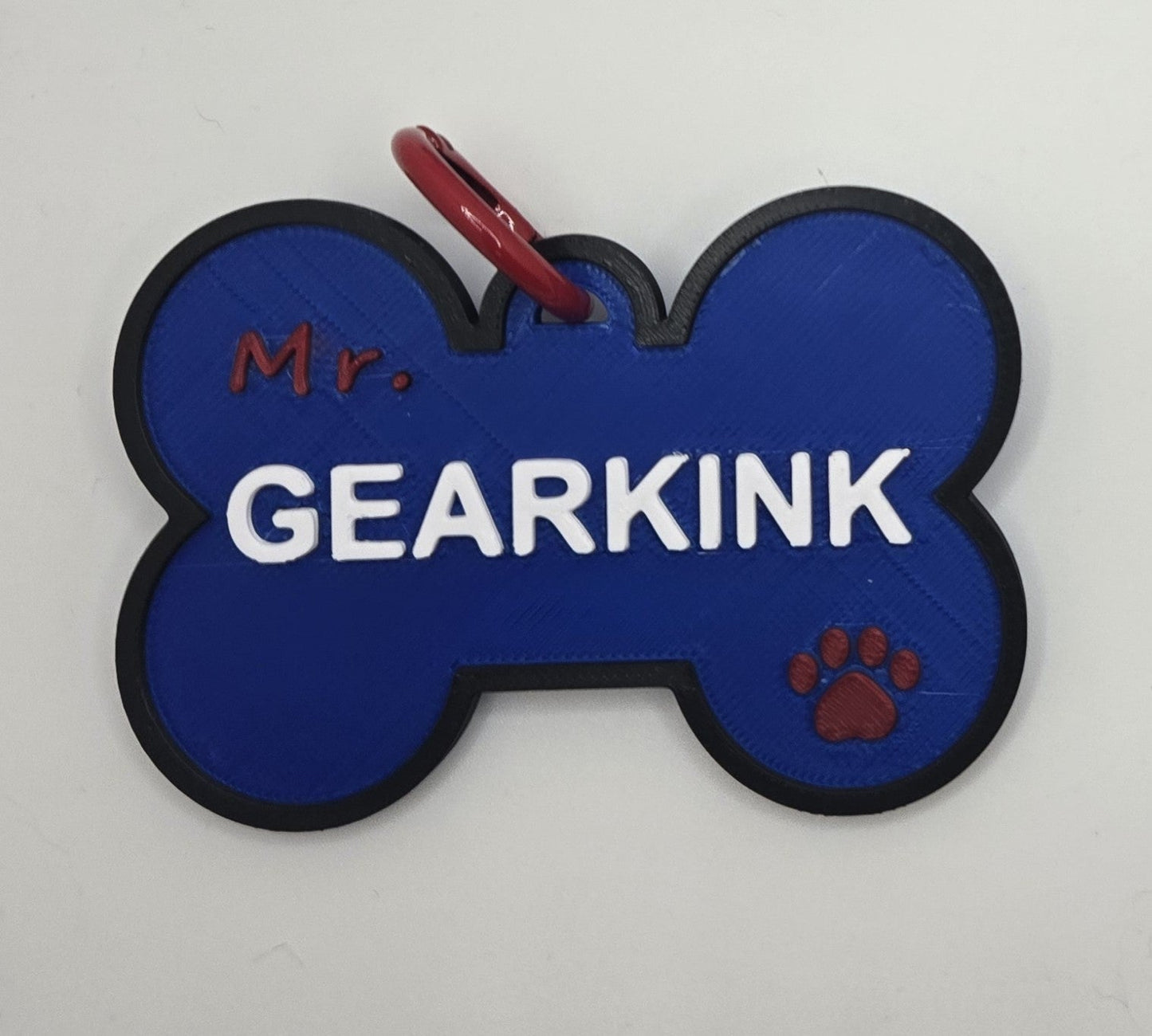 🐾 High Tech: 3D Printed Pup Bone Name Tags (Includes NFC Chip)
