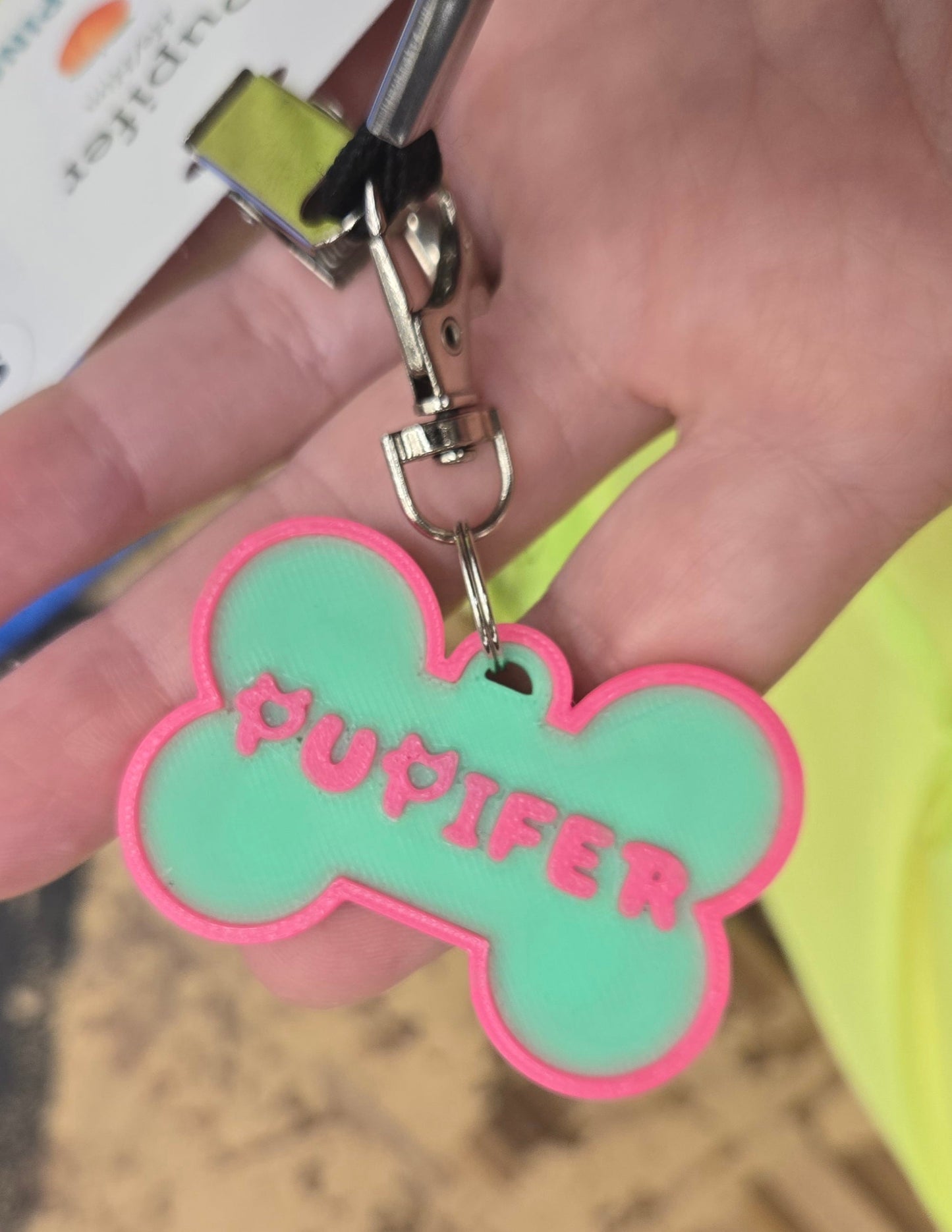 🐾 High Tech: 3D Printed Pup Bone Name Tags (Includes NFC Chip)