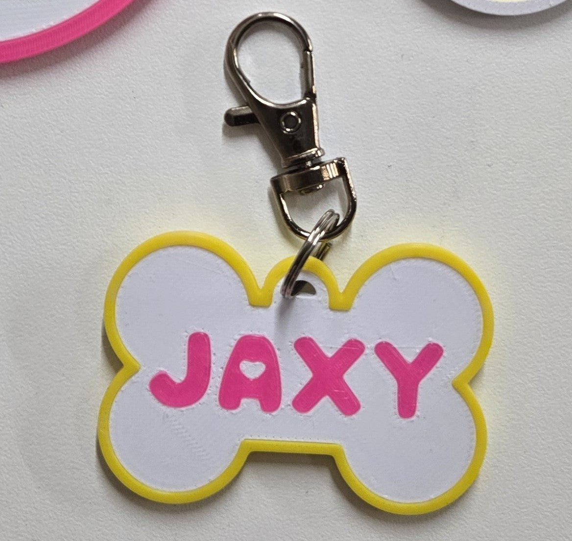 🐾 High Tech: 3D Printed Pup Bone Name Tags (Includes NFC Chip)
