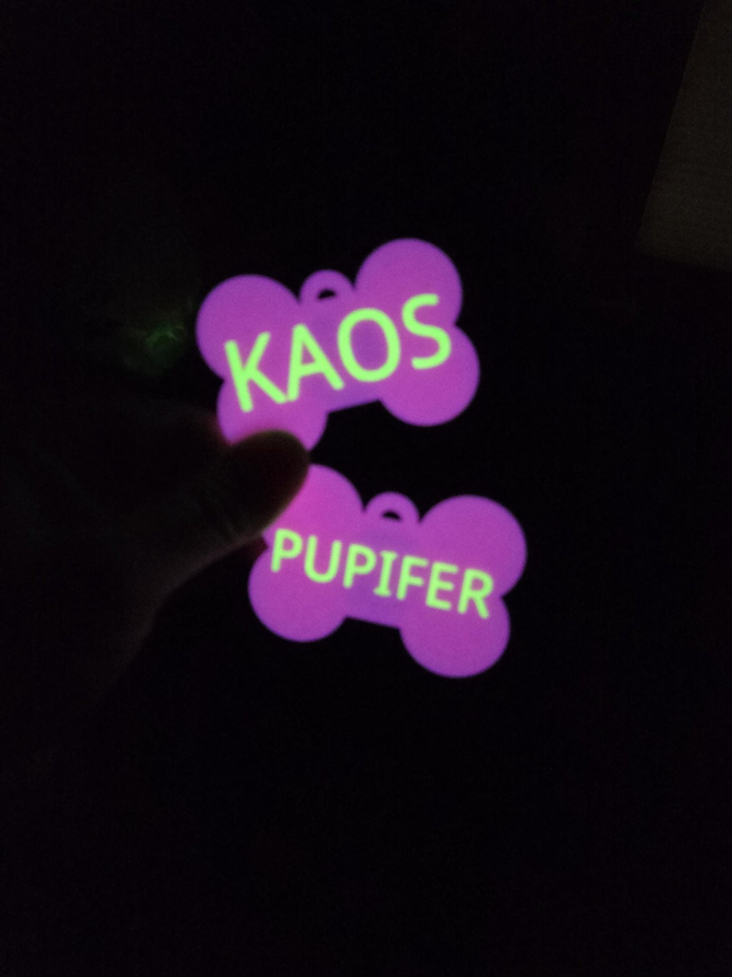 🐾 High Tech: 3D Printed Pup Bone Name Tags (Includes NFC Chip)