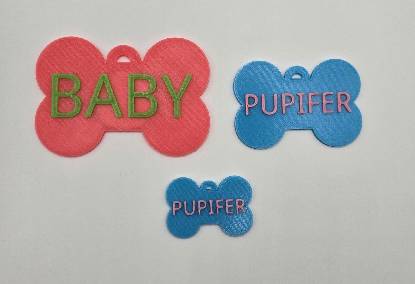 🐾 High Tech: 3D Printed Pup Bone Name Tags (Includes NFC Chip)