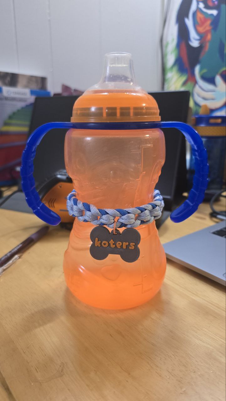 🐾 High Tech: 3D Printed Pup Bone Name Tags (Includes NFC Chip)